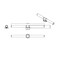 Z-Lite Cooper Vanity, 1-Light, 40 In.W x 4 In.L x 4.75 In.H, Matte Black/Frosted 1010-40W-MB-LED - alternate 5